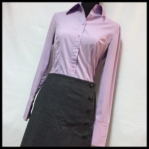 Express Stretch Fitted Button-down Shirt - Size 6